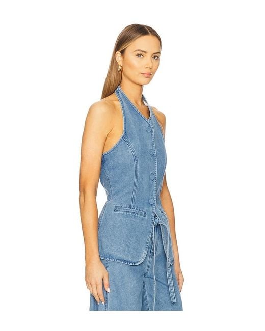 SOVERE Blue Everleigh Denim Tunic