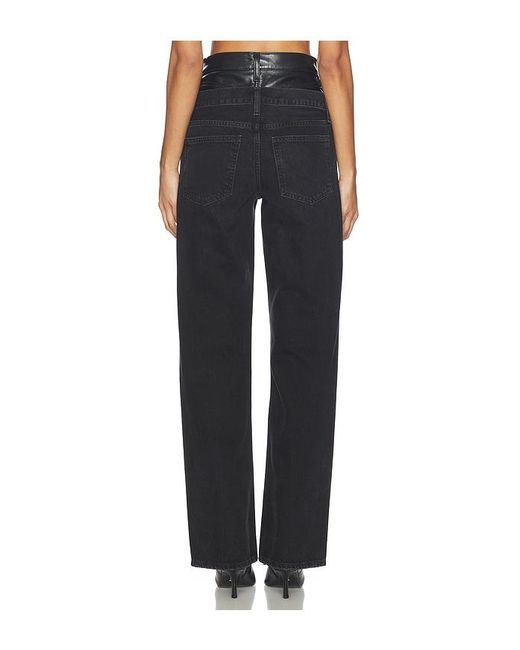 Agolde Blue Elson High Rise Loose Jeans