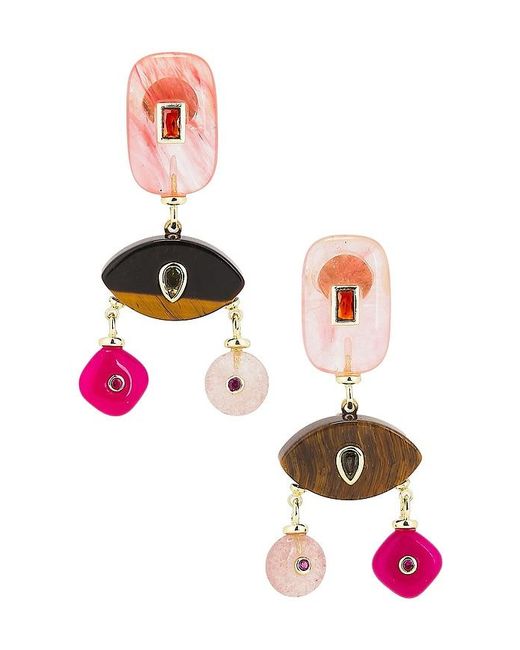 DANNIJO Red Maribel Earrings