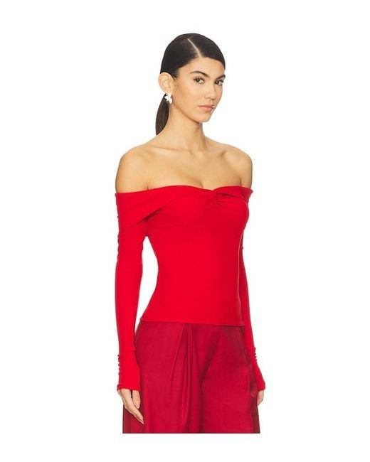 Blumarine Red Jersey Top