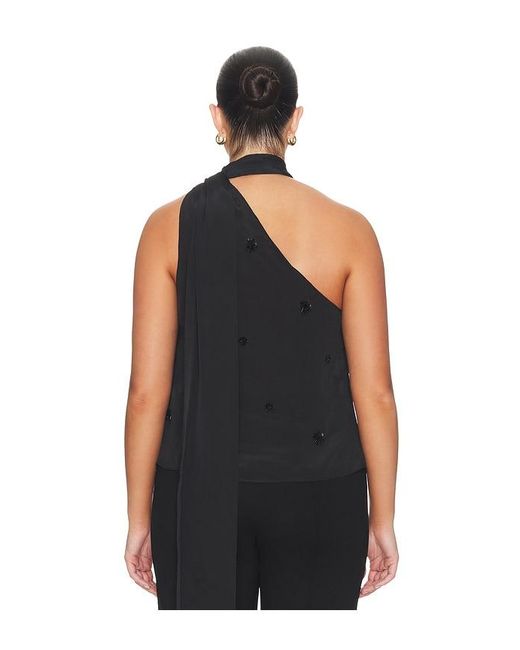 L'academie Black 'Academie Brynn Embellished Top