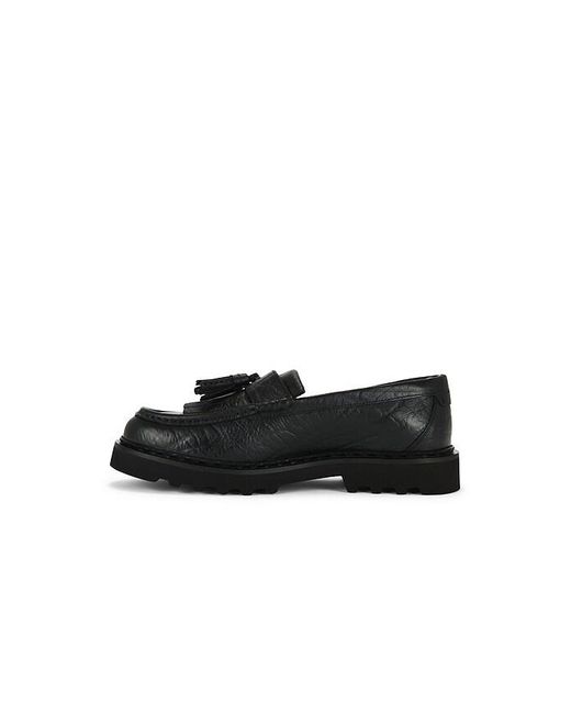 AllSaints Black Skiff Tassel Loafer for men