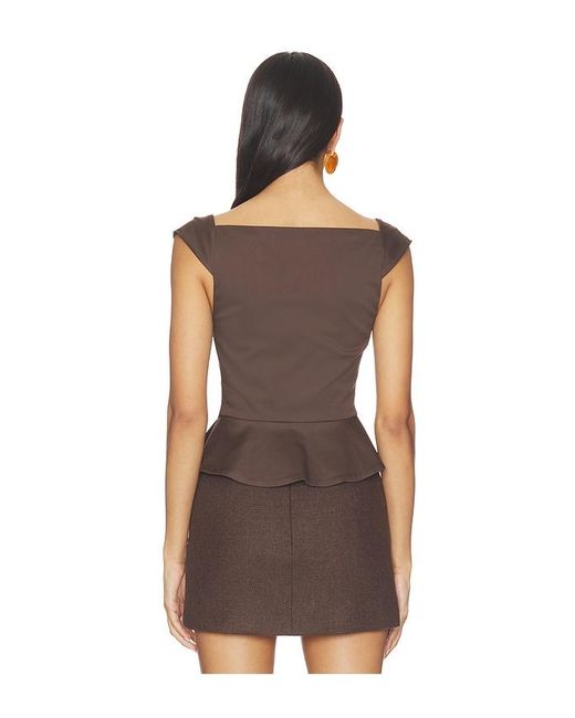 Tularosa Brown Gracyn Top