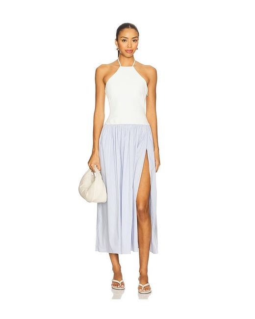Lovers + Friends White Skylar Midi Dress