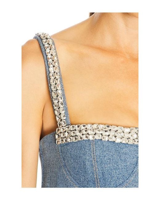 retroféte Blue Elin Denim Dress