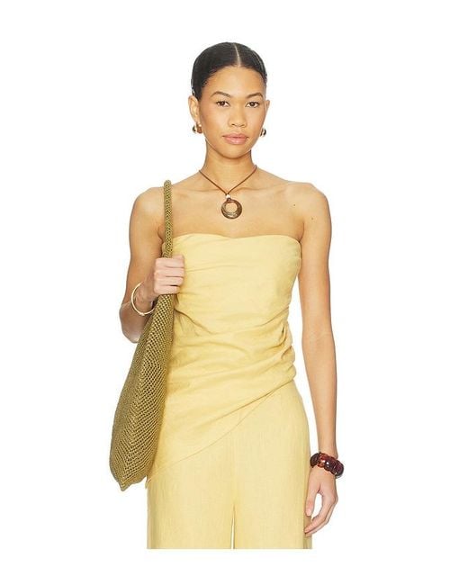 Faithfull The Brand Metallic Nera Top
