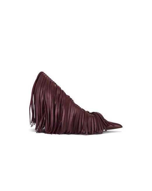 Gia Borghini Brown Amelia Fringe Heel