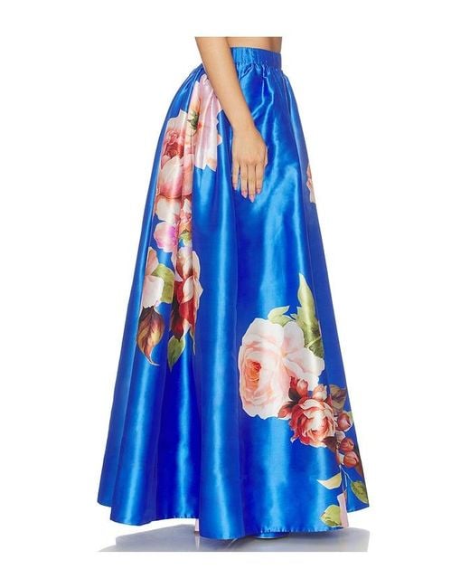 Hemant & Nandita Blue Maxi Skirt