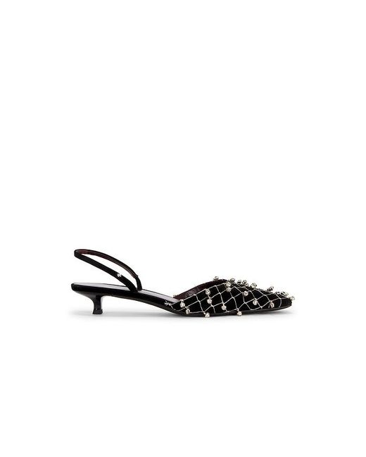 Tory Burch Black Bell Slingback Heel
