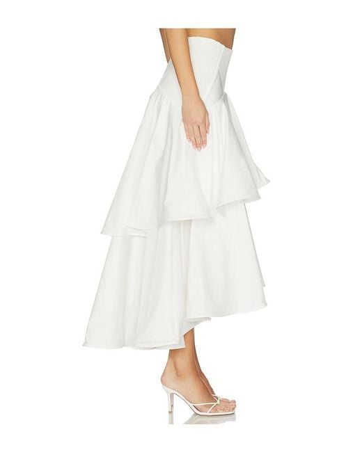 Anna October White Haniya Maxi Skirt