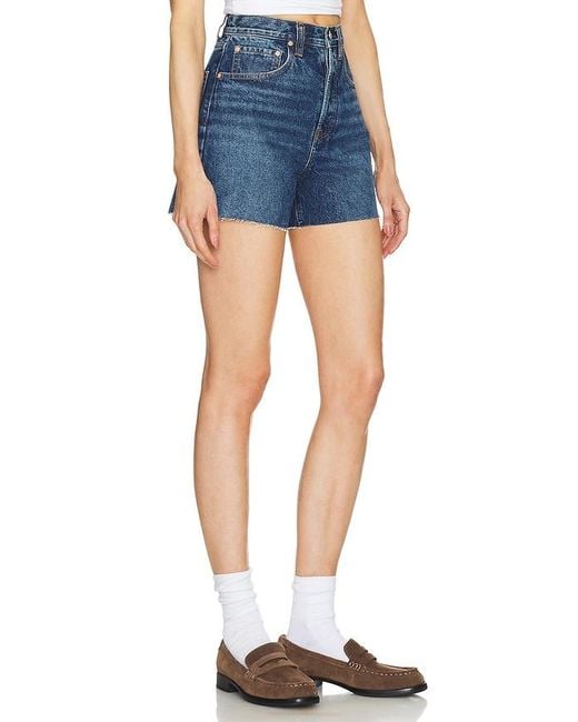 GRLFRND Blue Jules Vintage Cut Off Short