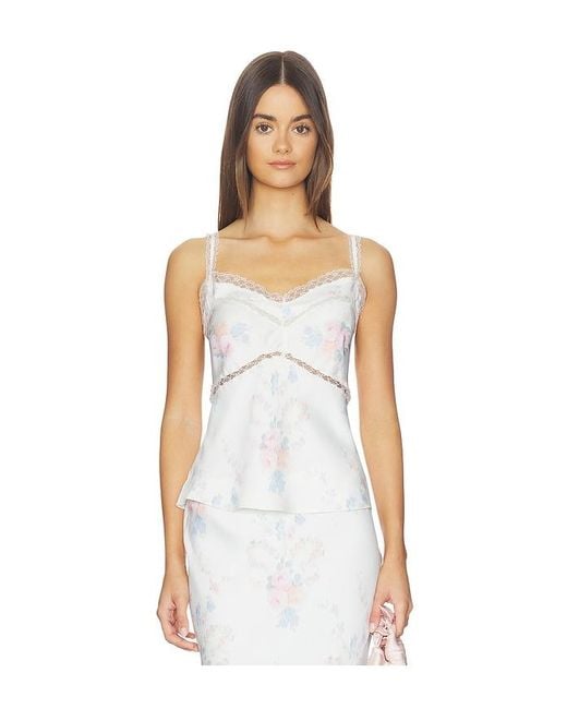 LoveShackFancy White Lirena Top
