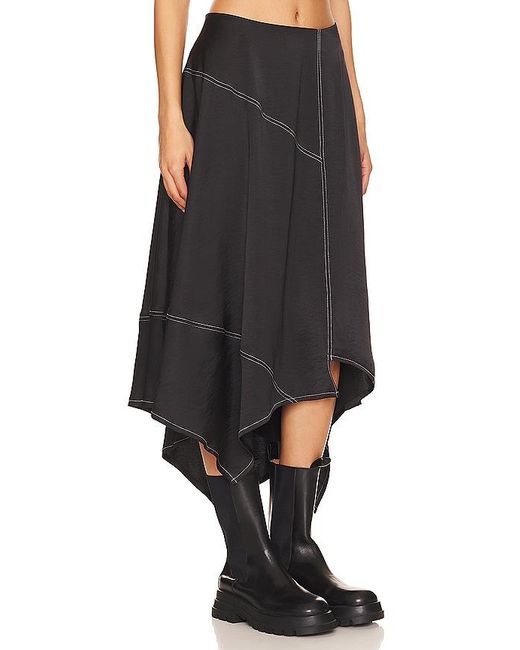 AllSaints Black Agnes Skirt