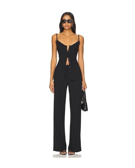 Lovers + Friends Black Kinsley Top