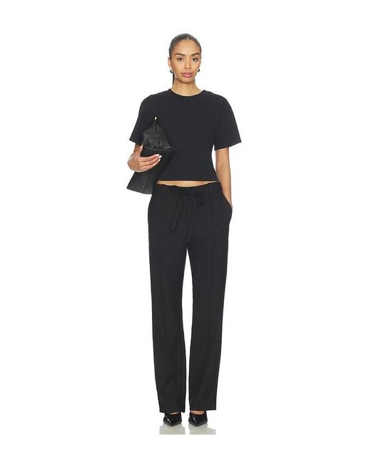 Markgong Black Suit With Drawstring Trousers