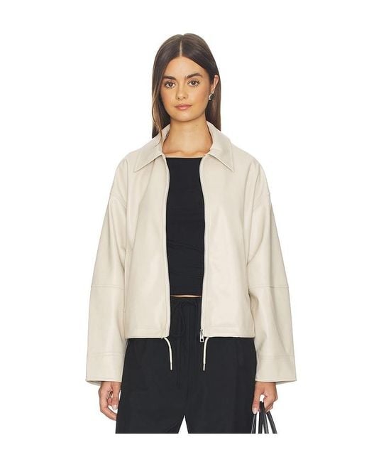 Apparis Natural Ada Sans Leather Jacket