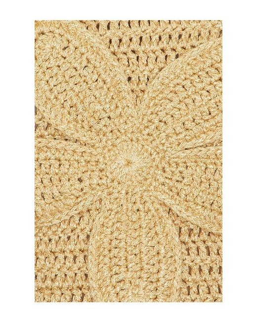 MORE TO COME Natural Raine Crochet Mini Skirt Set