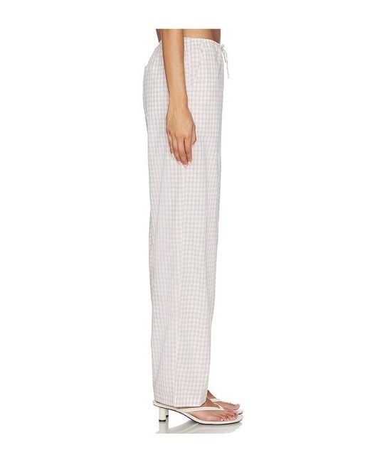 Jonathan Simkhai White Drawstring Pant