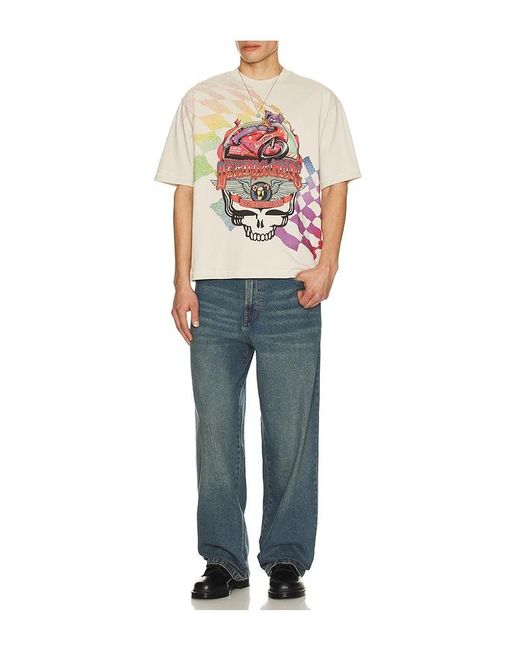Market Natural X Grateful Dead Stealie Moto Bear T-Shirt for men