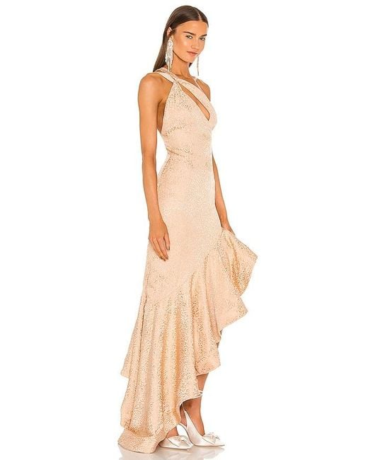 Lovers + Friends Natural Heidi Gown