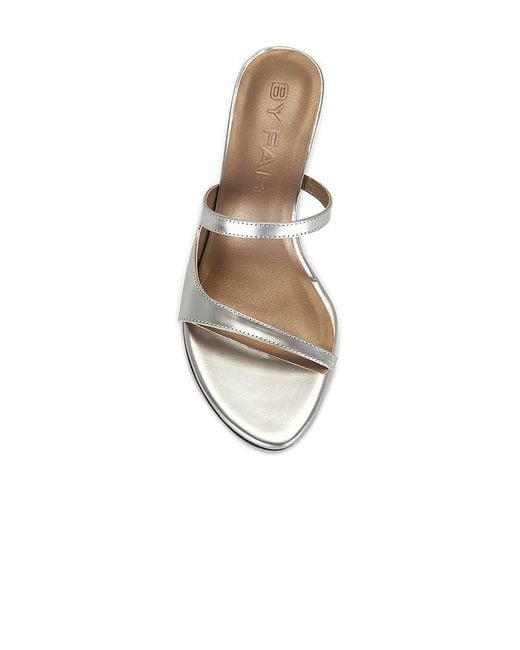 By Far White Serena Mule