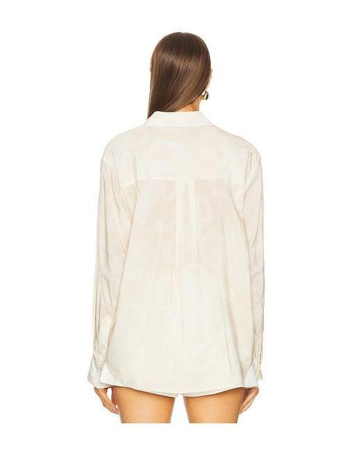 Anine Bing White Braxton Shirt