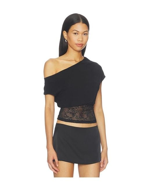 Lioness Black Etoile Off Shoulder Top