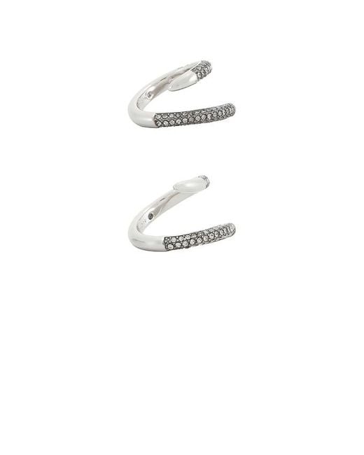 DEMARSON White Ring-Set Vesey