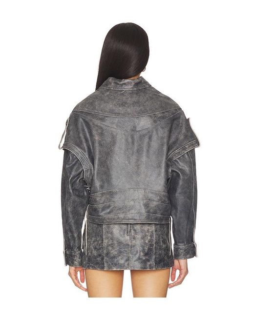 Manokhi Black Vintage Oversized Jacket