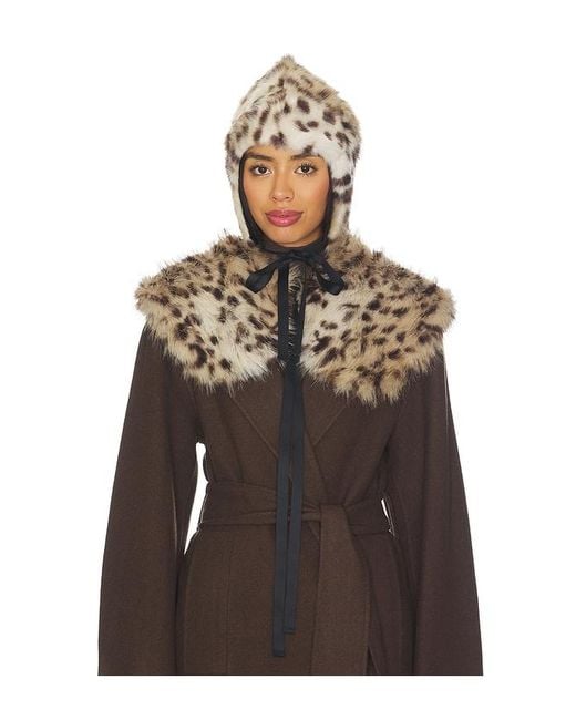 AKNVAS Multicolor Faux Fur Collar