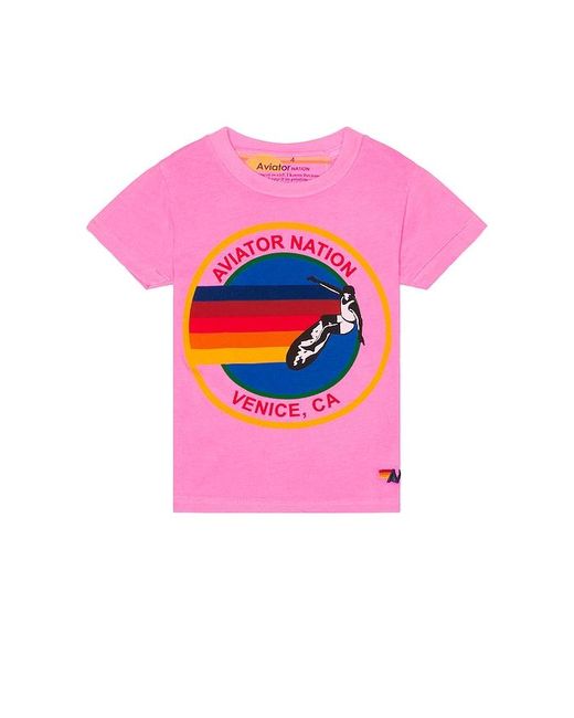 Aviator Nation Pink Kids Tee