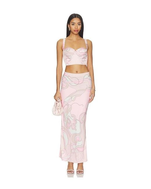 Cin Cin Multicolor Astrid Bustier Top