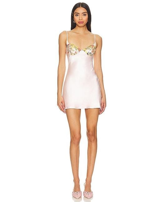 MORE TO COME White Roothe Mini Dress