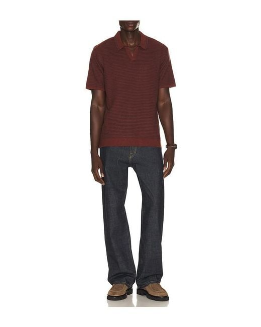 PULL LIAM en Red Marine Layer pour homme