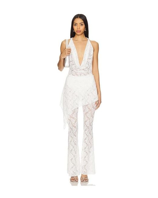 superdown White Colson Pant Set
