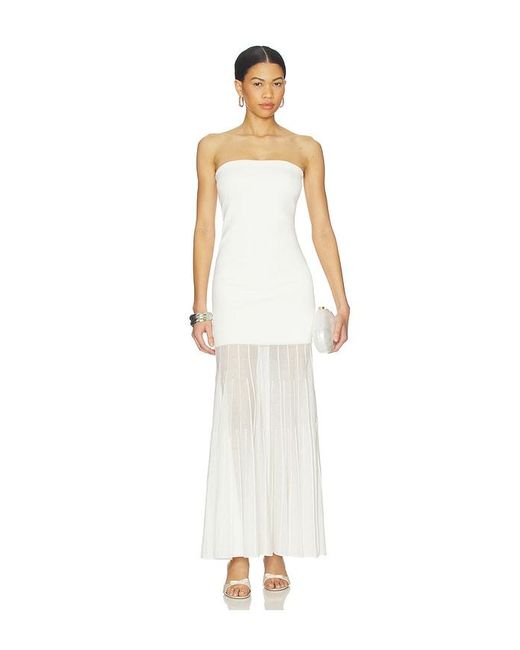 Line & Dot White Perissa Sweater Dress