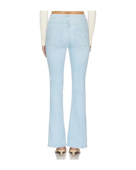 Mother Blue Patch Pocket Weekend Jeans