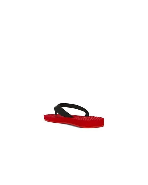 Raye Red Cane Flip Flop