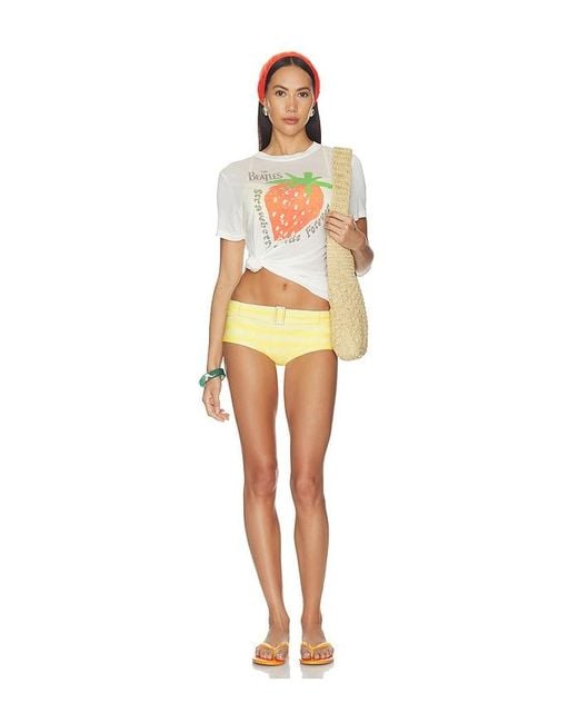 Junk Food Multicolor The Beatles Strawberry Fields Tee