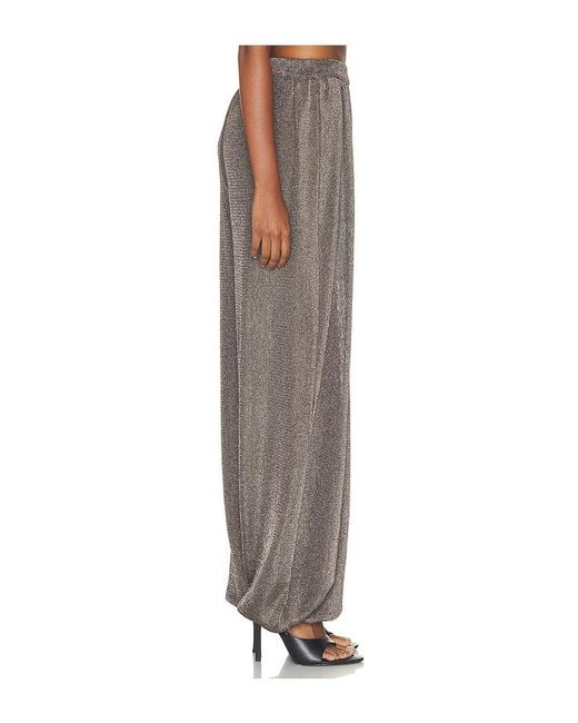 SER.O.YA Brown Esmerelda Metallic Knit Pant