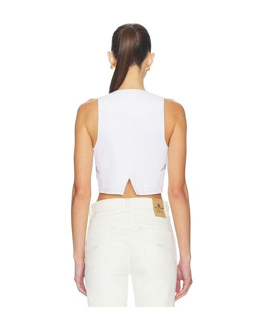 Urban Outfitters White Party Horse Vest