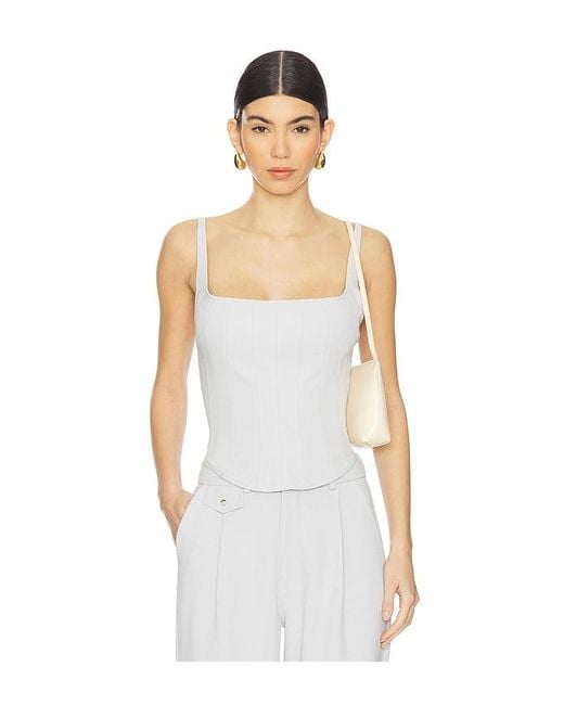 Kimberly Taylor White Juliette Bustier