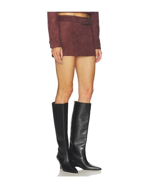 Nakedvice Multicolor The Martha Faux Suede Skirt