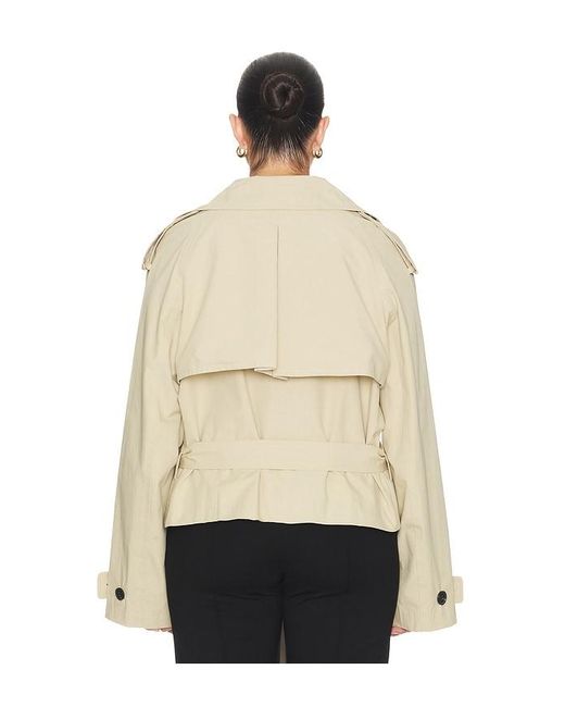 L'academie Natural 'Academie Kimmi Cropped Trench Jacket