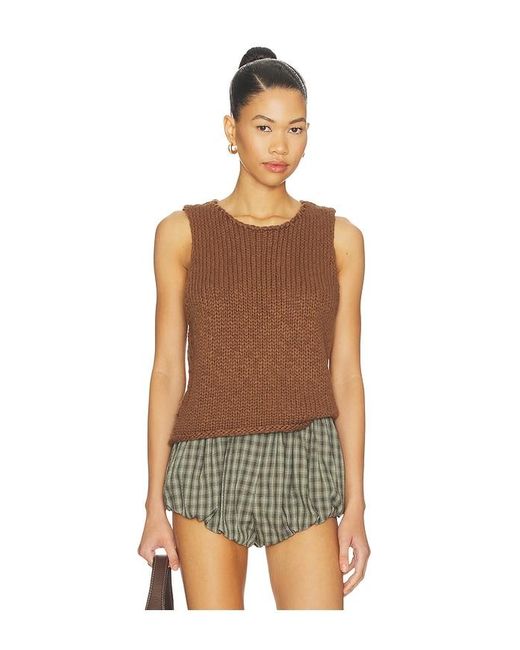 Free People Brown Opal Tank