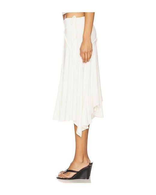 With Jean White Sharni Skirt