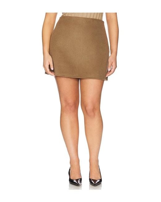 L'academie Natural 'Academie Milly Wool Mini Skirt