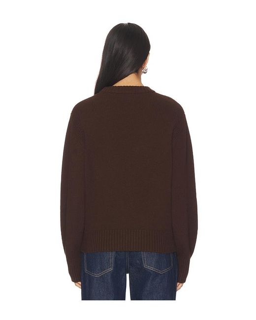 ALIGNE Brown Pullover Mit Rundhalsausschnitt Dion