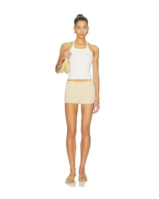 ALL THE WAYS White Sloane Short