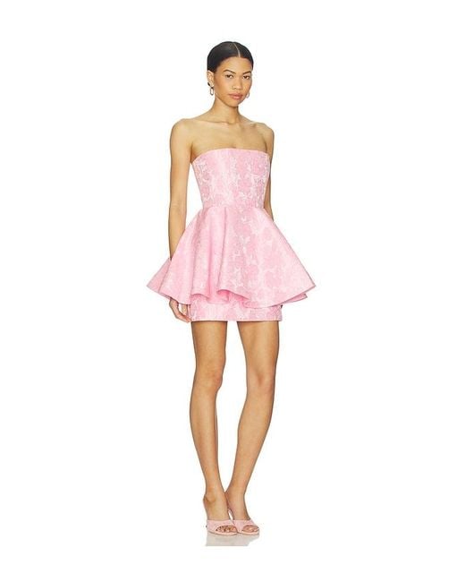 Lovers + Friends Pink Zerah Mini Dress